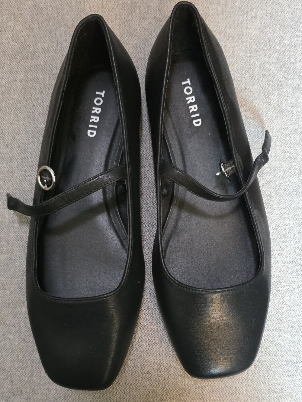 Torrid 9.5WW Mary Jane Square-Toe Flats
